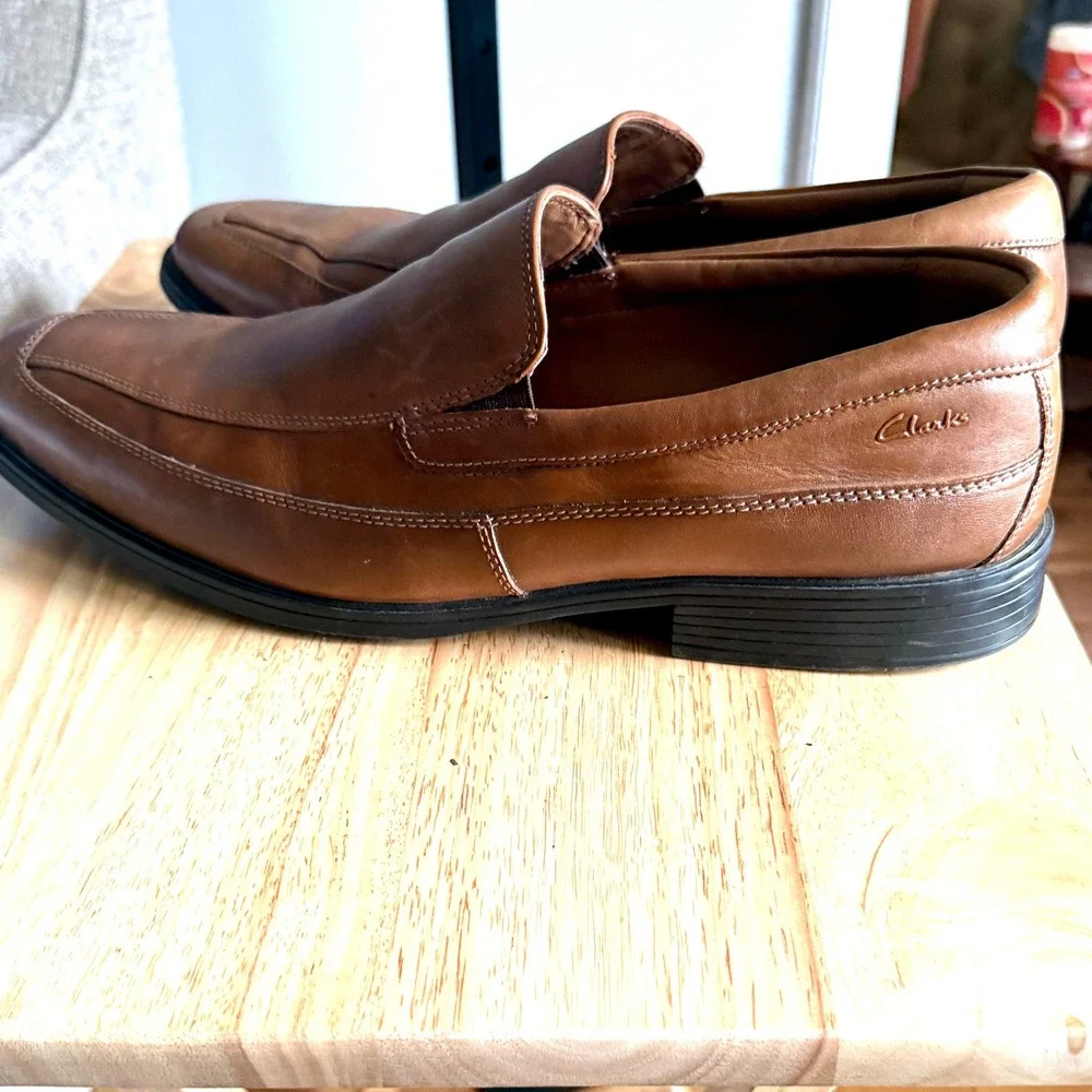 Clarks Men's Loafers Leather 13W‎
